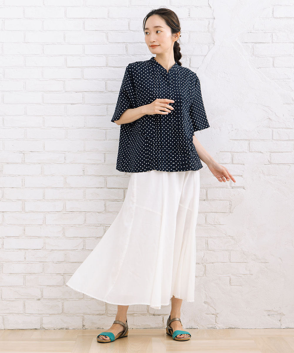 INDESIGN 【オーガニックコットン】フレアハギスカート