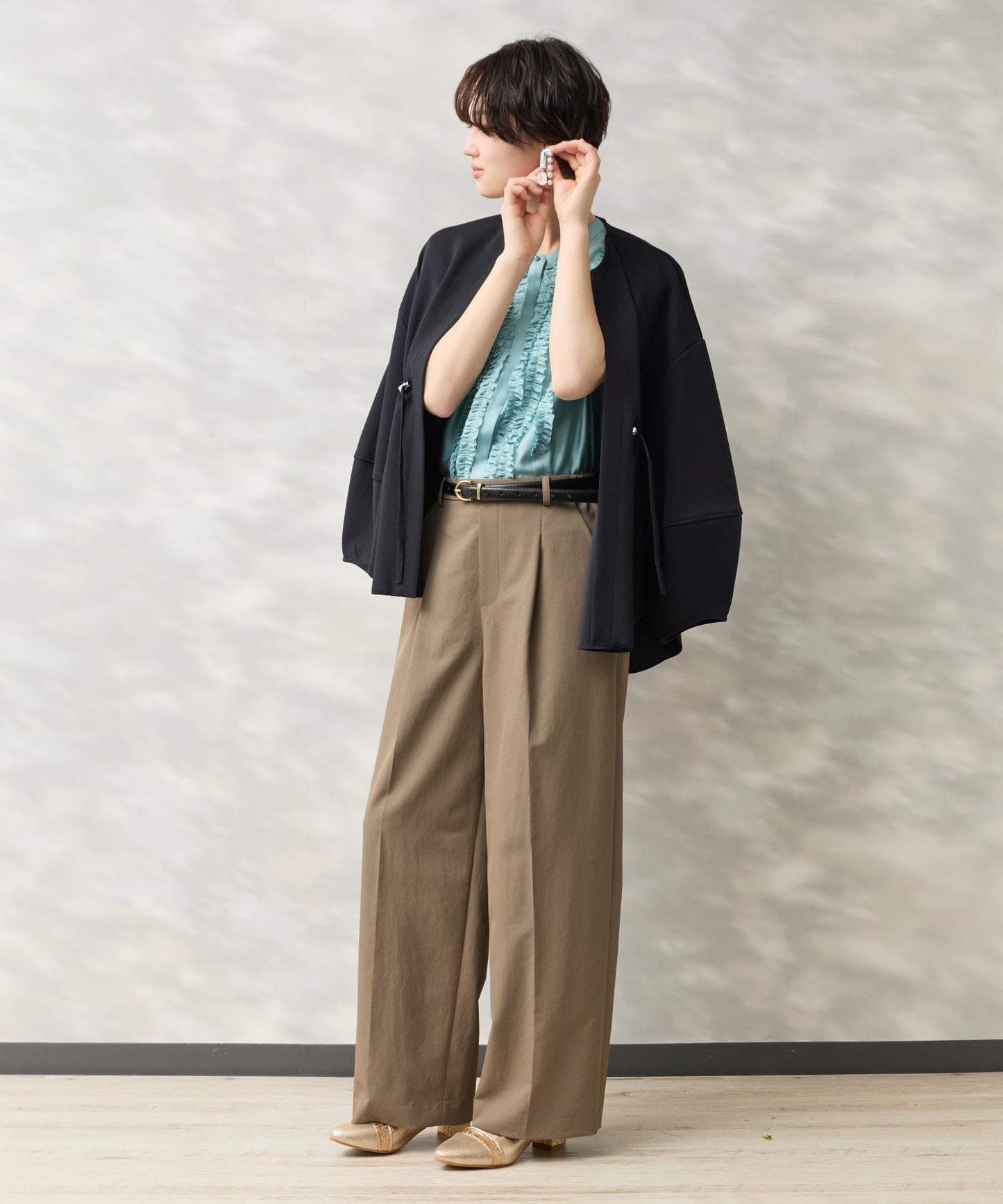 12-1908　【JETSET SOLO PLUS】NEWシェルタリングタックパンツ