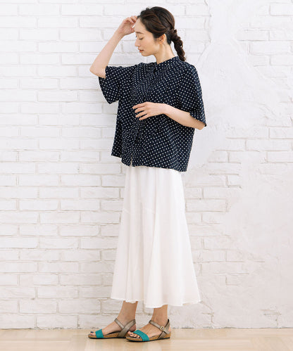 INDESIGN 【オーガニックコットン】フレアハギスカート