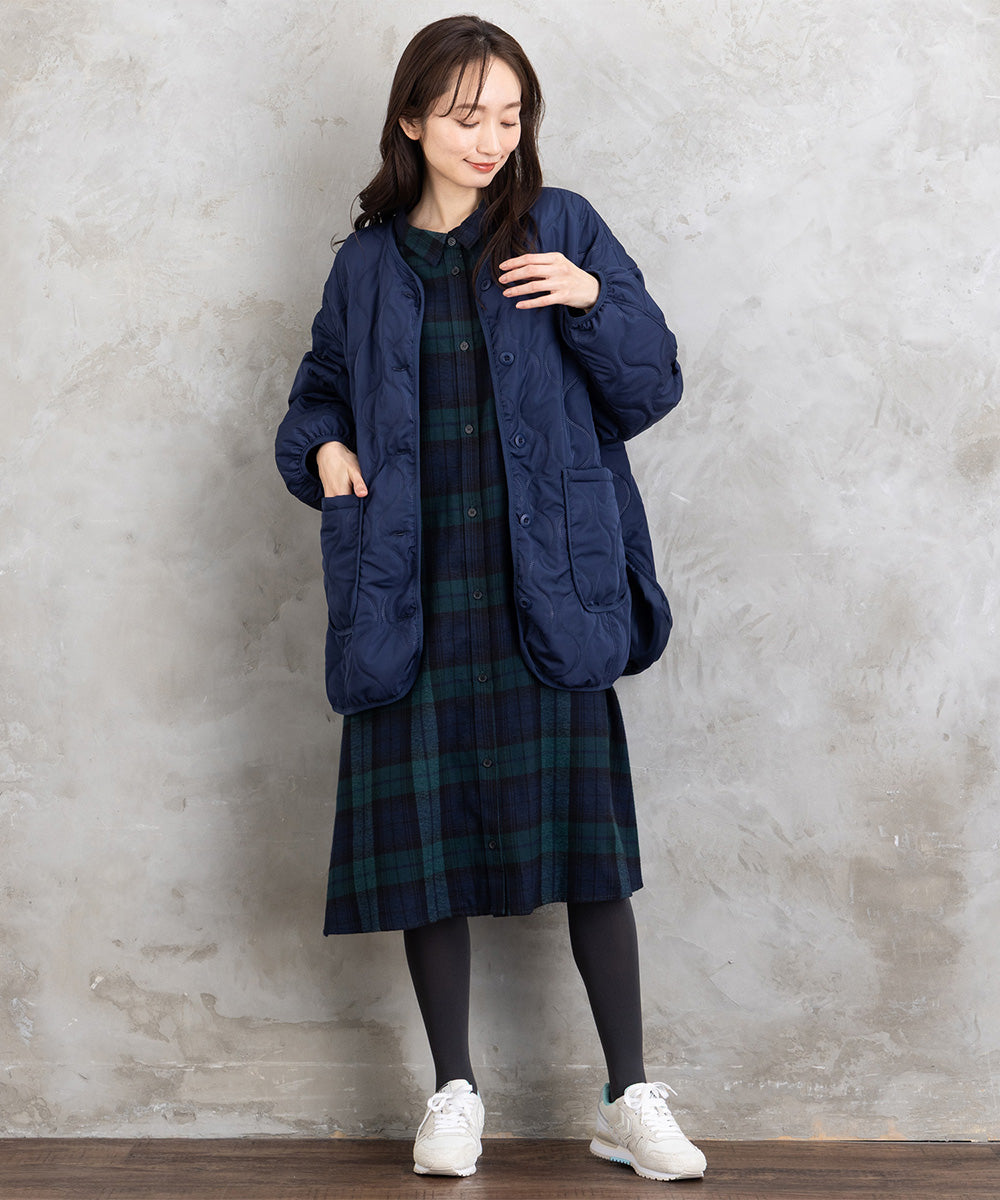 【sabstreet bis】【web限定】 起毛シャツワンピース