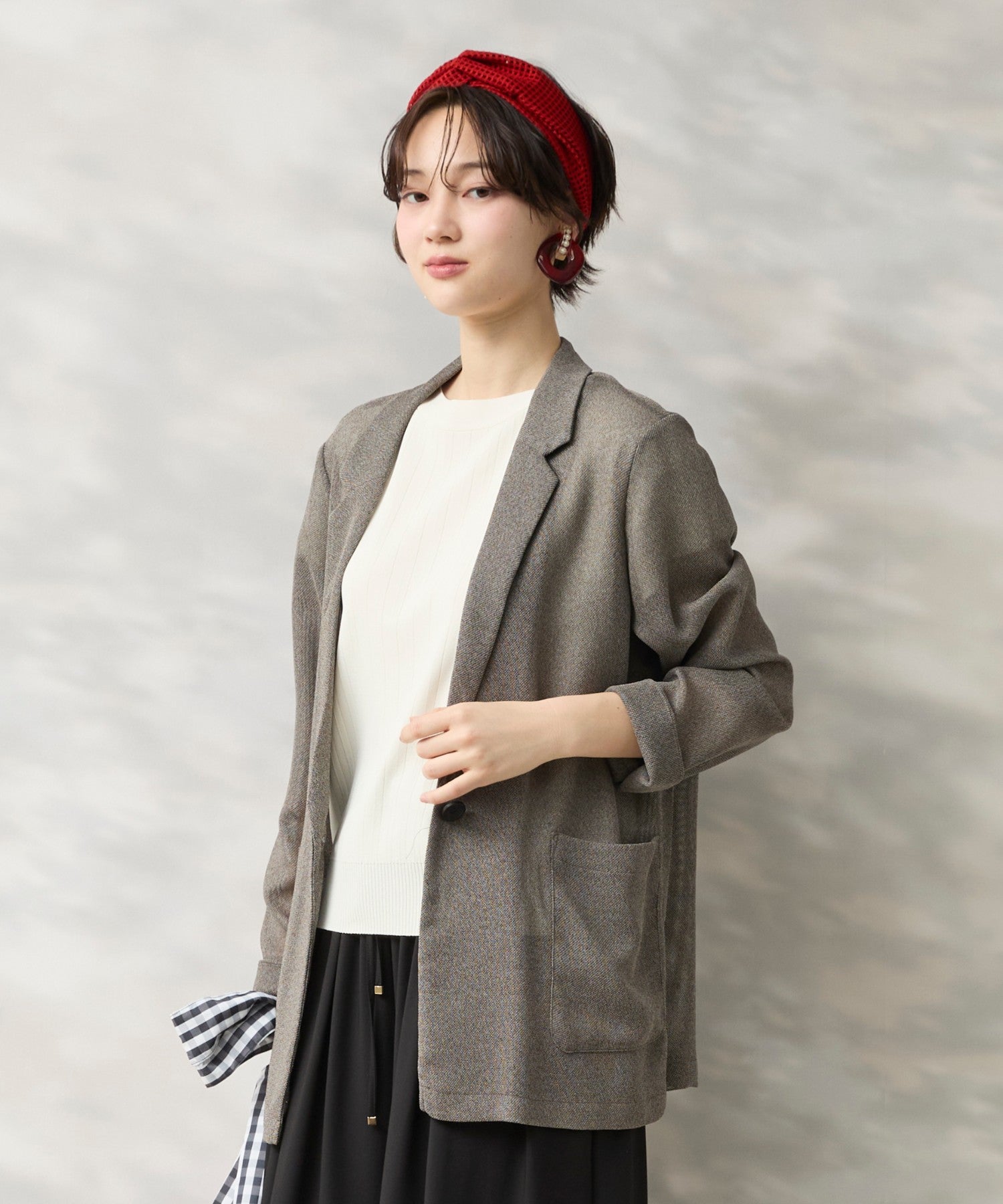 JETSET SOLO PLUS】メッシュテーラードジャケット｜ファッション通販の