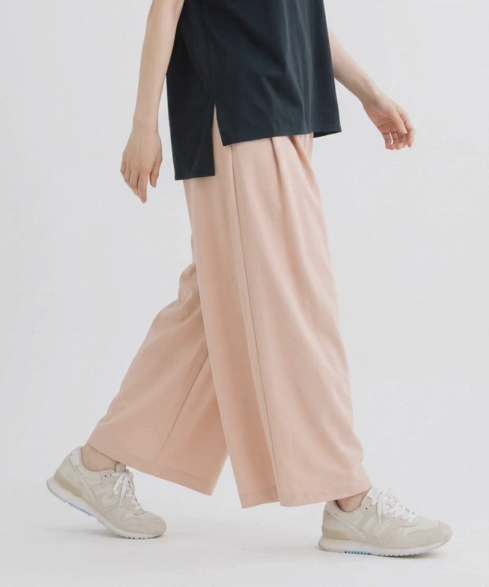【sabstreet bis】【web限定】 ストレッチゆるタックワイドパンツ