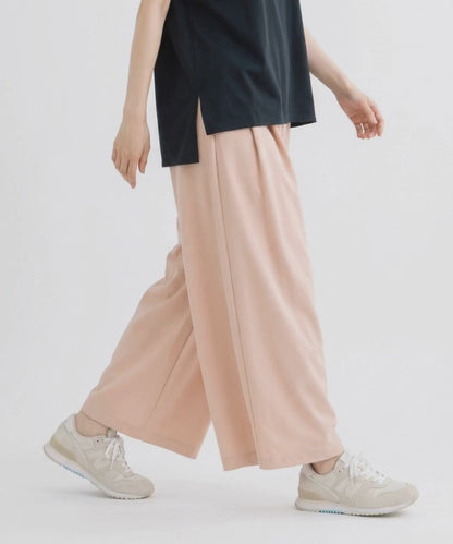 【sabstreet bis】【web限定】 ストレッチゆるタックワイドパンツ