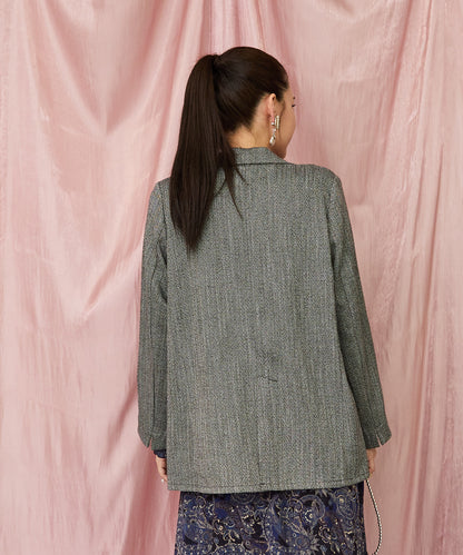 20-1182【JETSET SOLO PLUS】へリンボーンWブレストジャケット