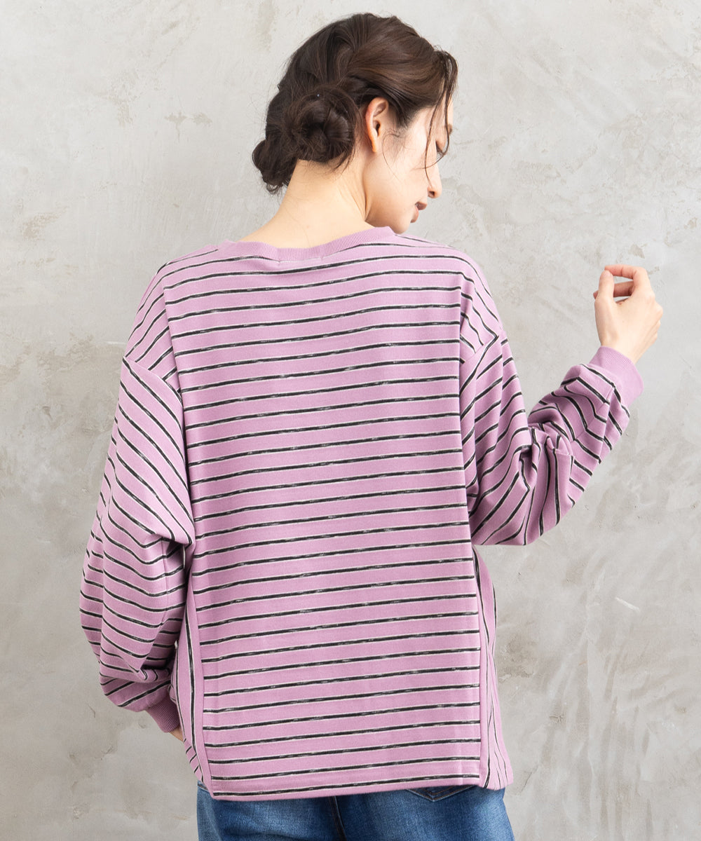 FONTLAB サイドスイッチボーダーカットソー