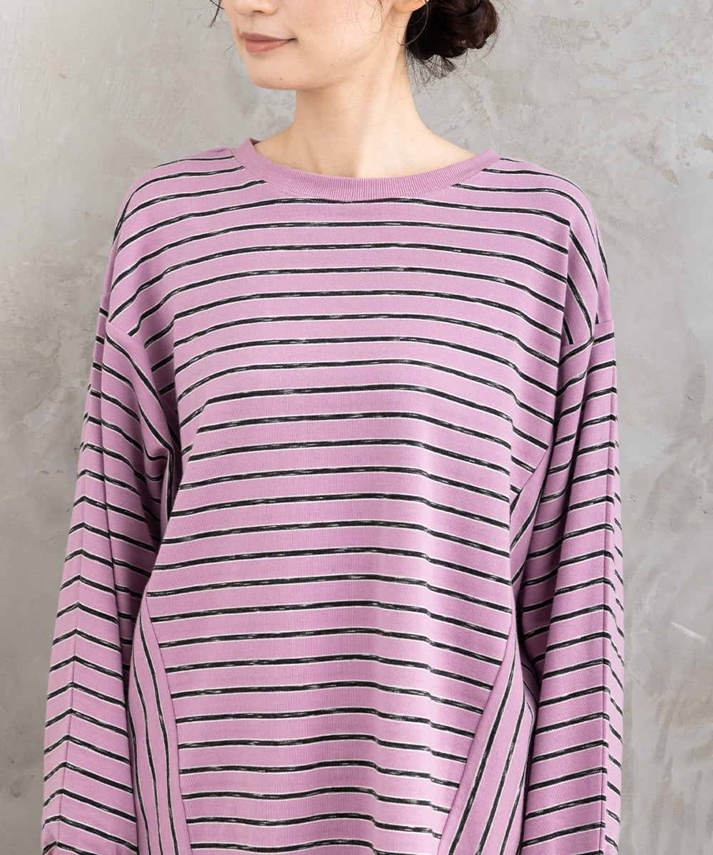 FONTLAB サイドスイッチボーダーカットソー