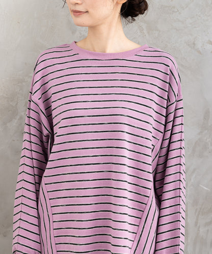 21号(6L～) FONTLAB サイドスイッチボーダーカットソー