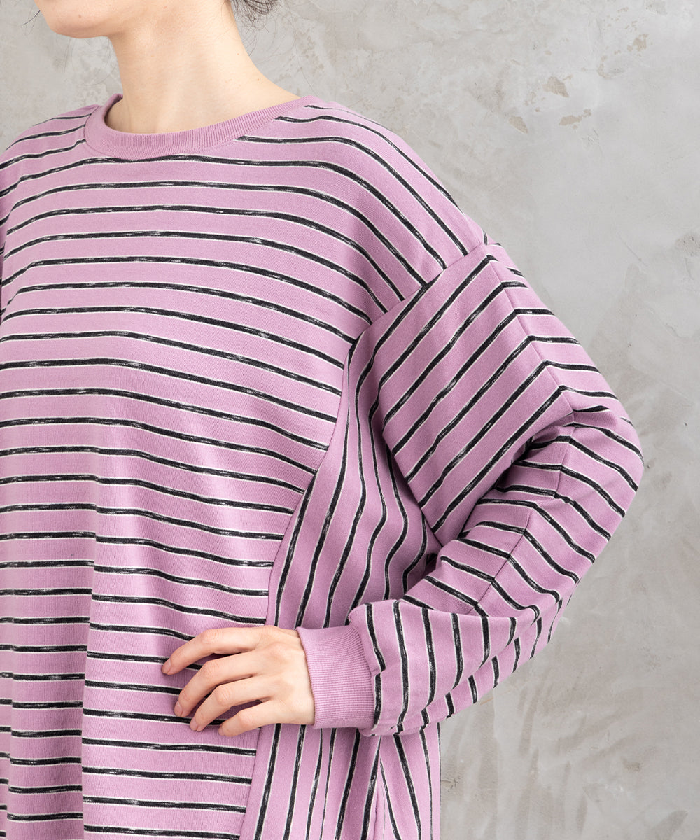 21号(6L～) FONTLAB サイドスイッチボーダーカットソー