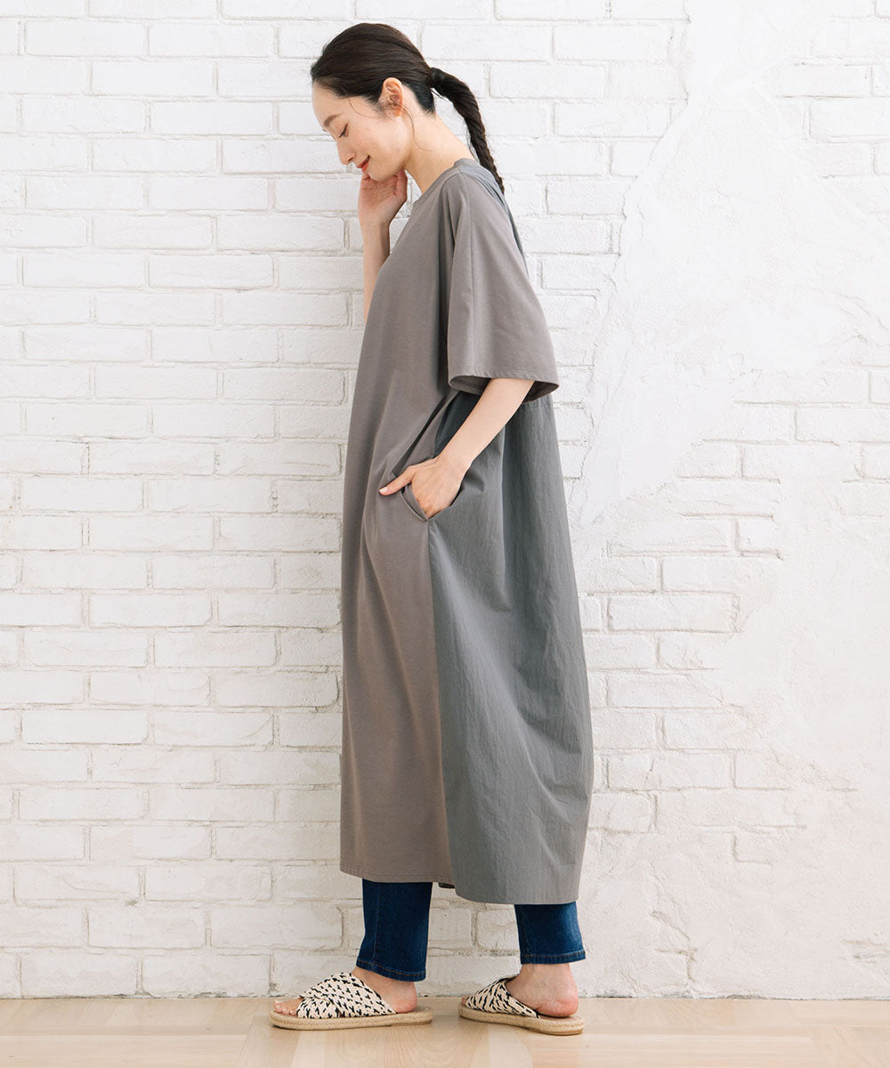 LIYOCA [30th]布帛ドッキングワンピース