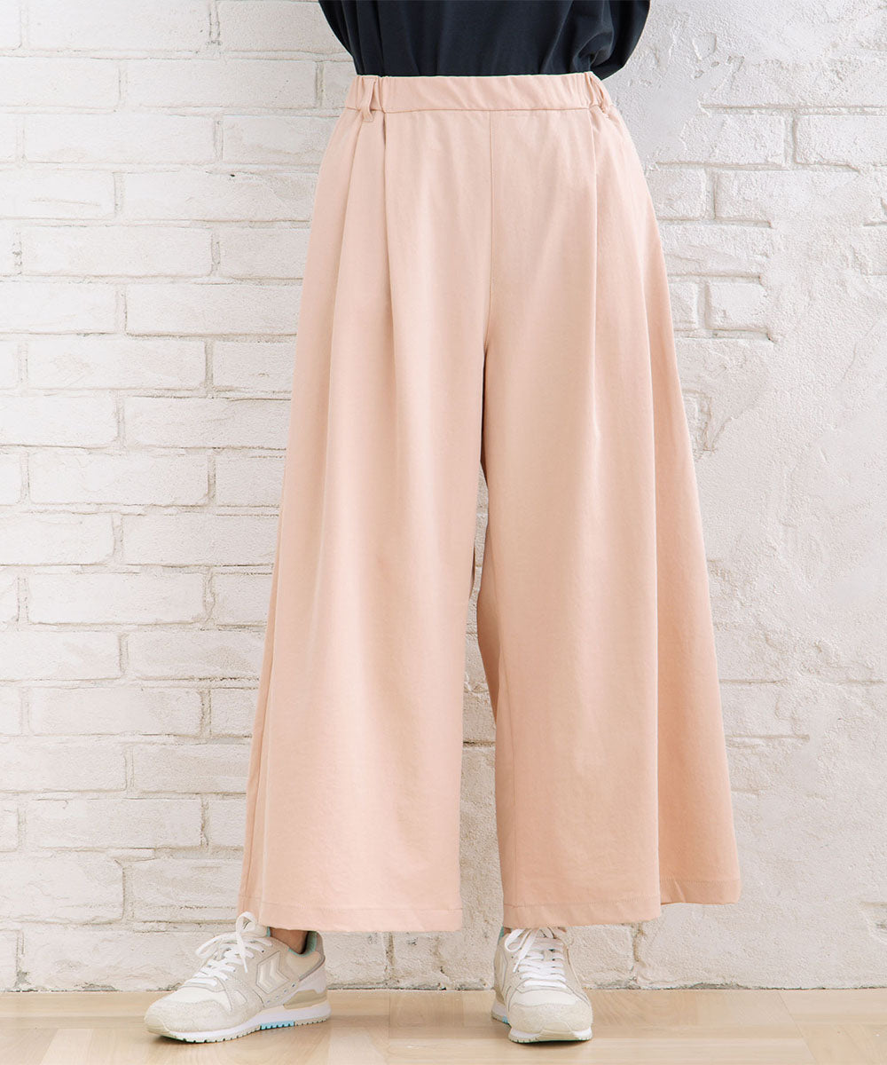 【sabstreet bis】【web限定】 ストレッチゆるタックワイドパンツ【先行予約】