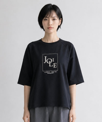 【FONT LAB】メタリックロゴオーバーTシャツ