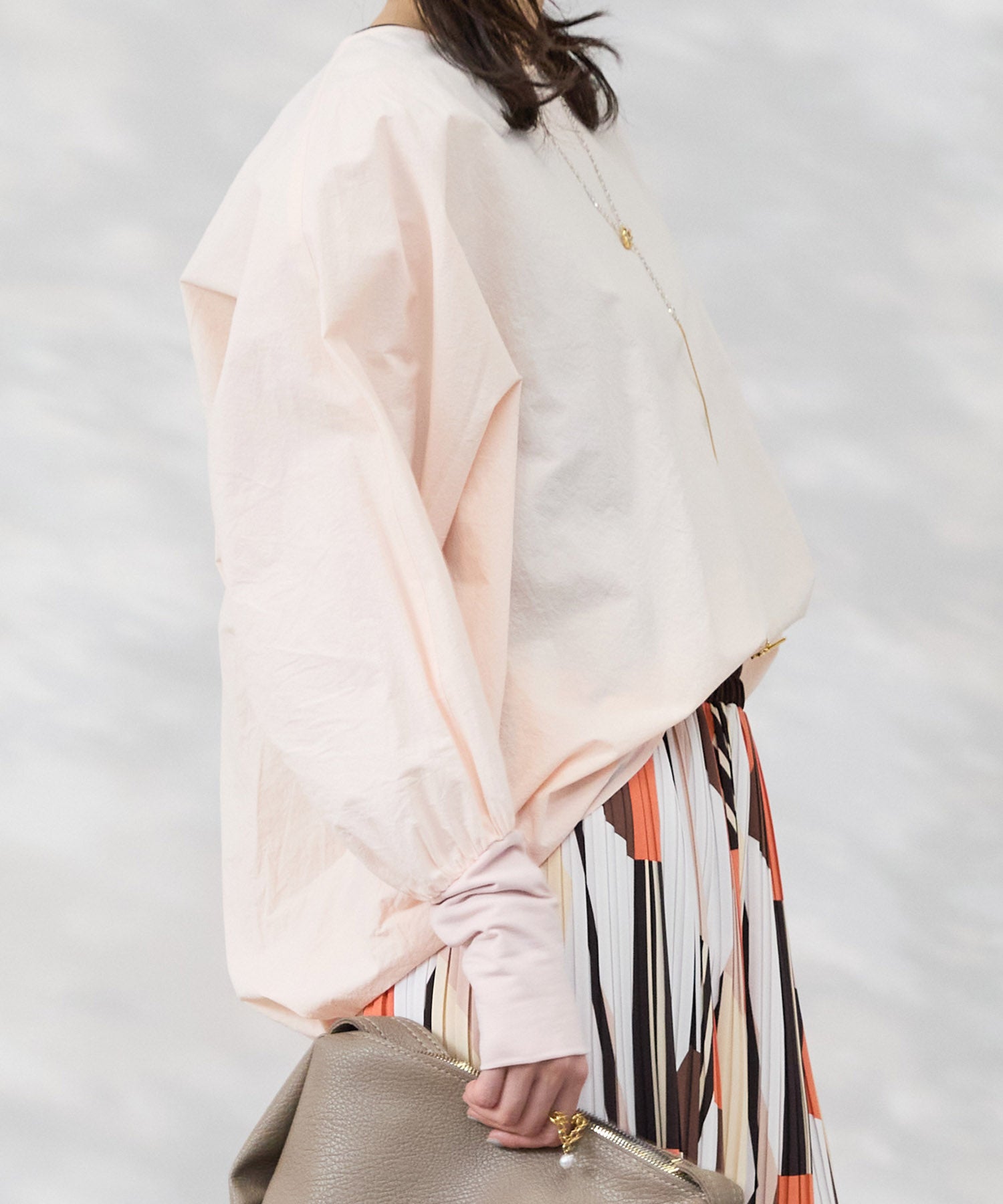 【FONT LAB】マトンスリーブコクーンブラウス