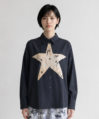 【NUMPH】ビッグスタープリントシャツ