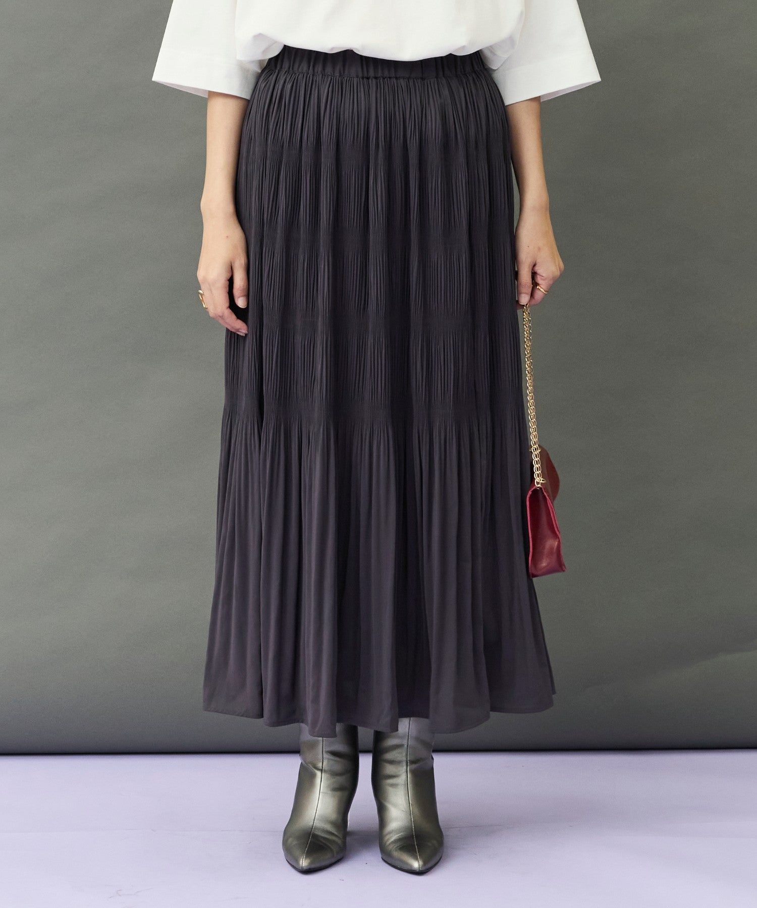 【FONT LAB】マジョリカプリーツスカート'26AW