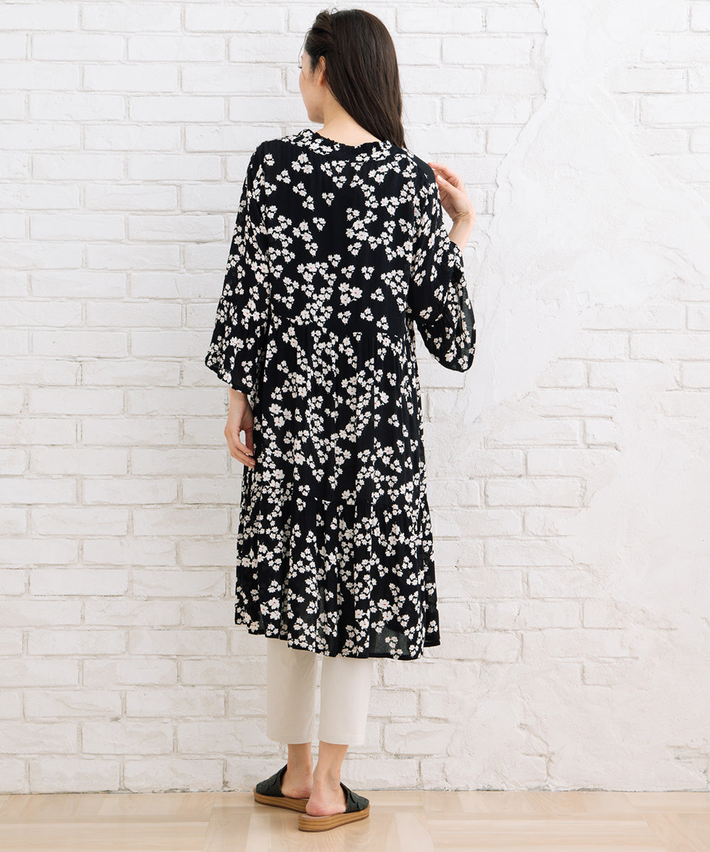 KAFFE リトルフラワープリントワンピース