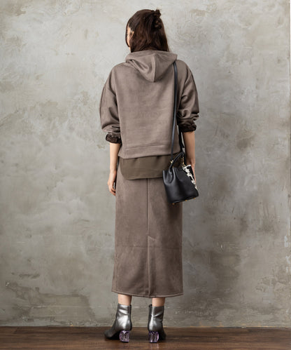 【FONT LAB】起毛ダンボールフーディーセットアップ