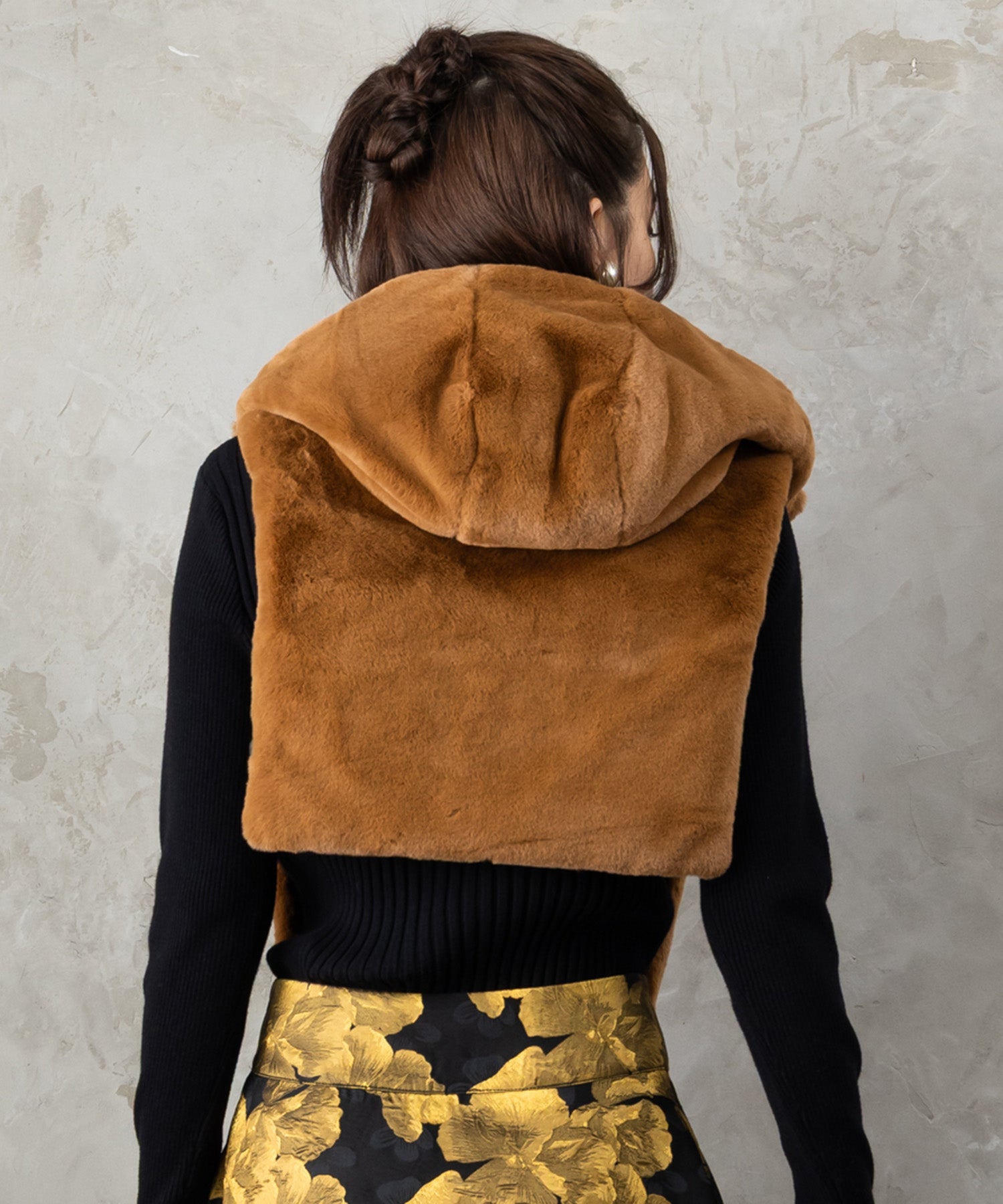 レディース ファー ベスト リバーシブル｜JETSET SOLO PLUS(ジェット