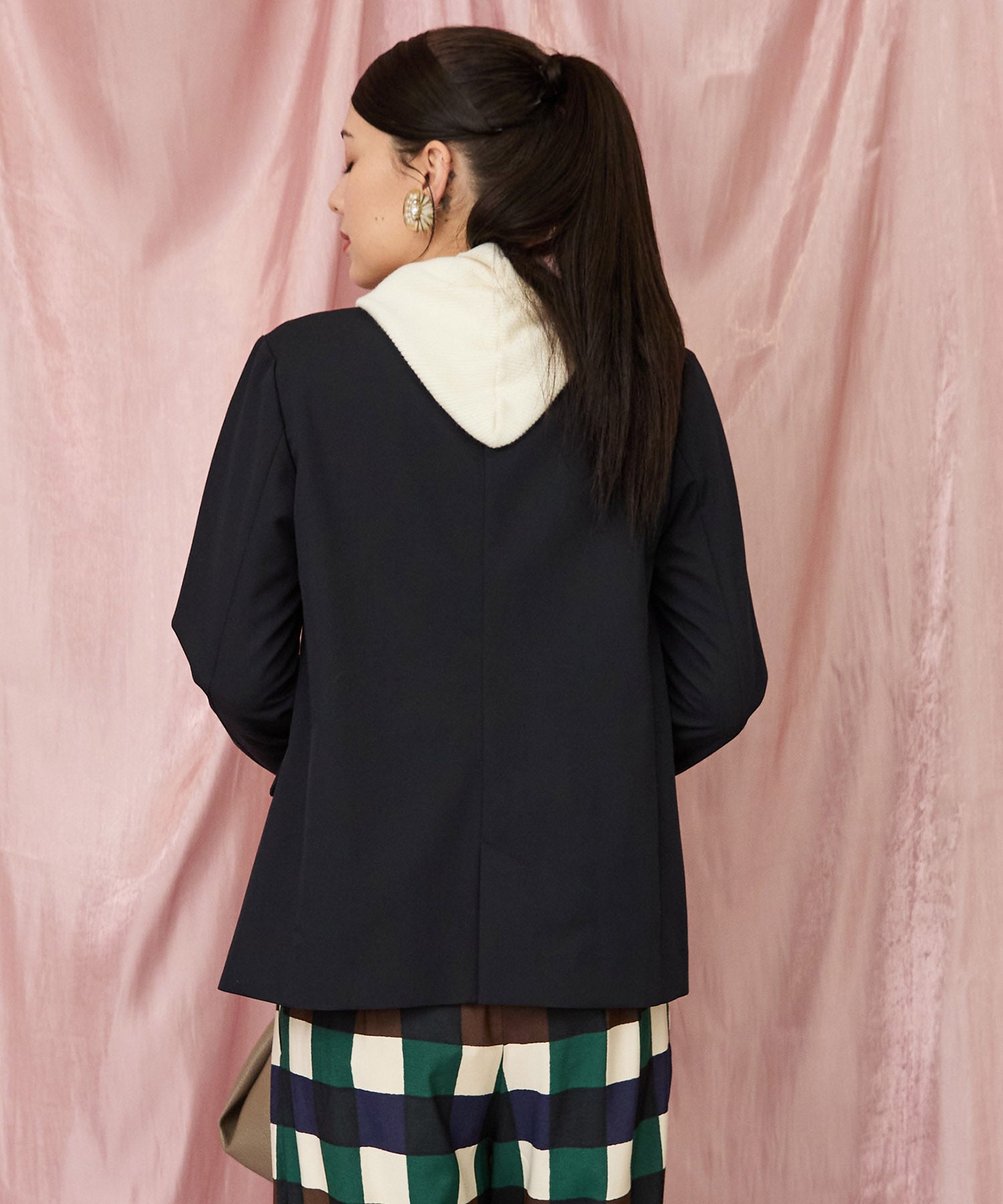 20-1183【JETSET SOLO PLUS】サイロストレッチツイルWブレストジャケット