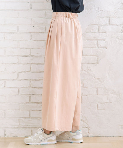 【sabstreet bis】【web限定】 ストレッチゆるタックワイドパンツ