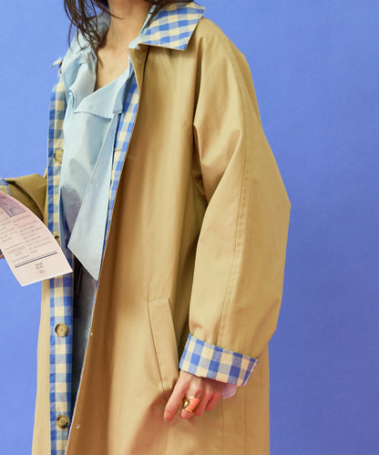 【FRNCH】リバーシブルマキシコート