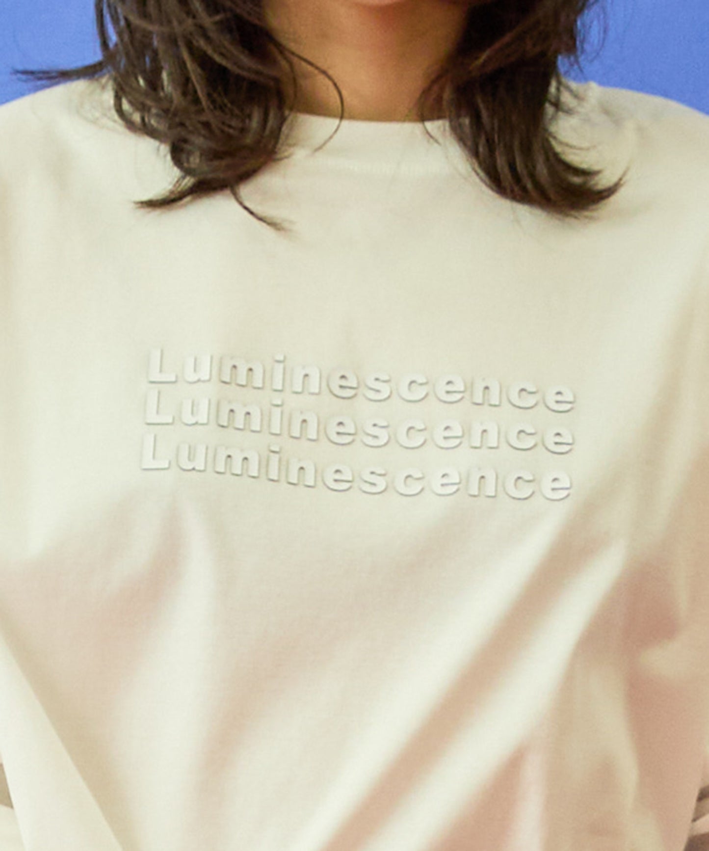 【FONT LAB】コットンスムース3DロゴロンT