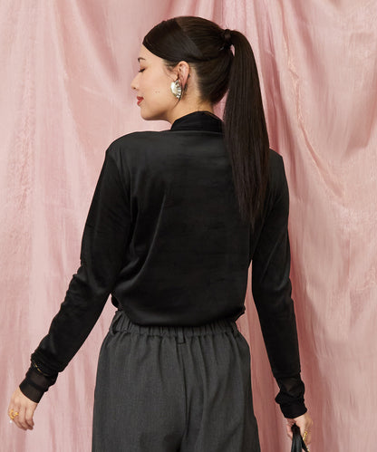 【人気アイテムにつき再入荷・新色追加】【FONT LAB】ベロア×チュールコンビタートル‘25