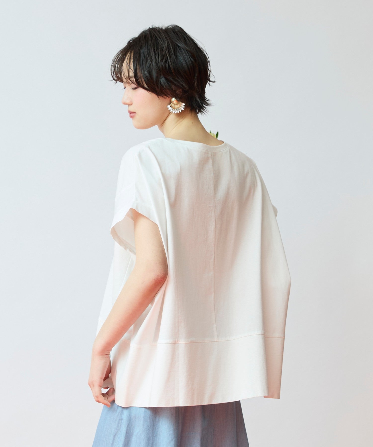 【FONT LAB】エンボスロゴリラックスTシャツ