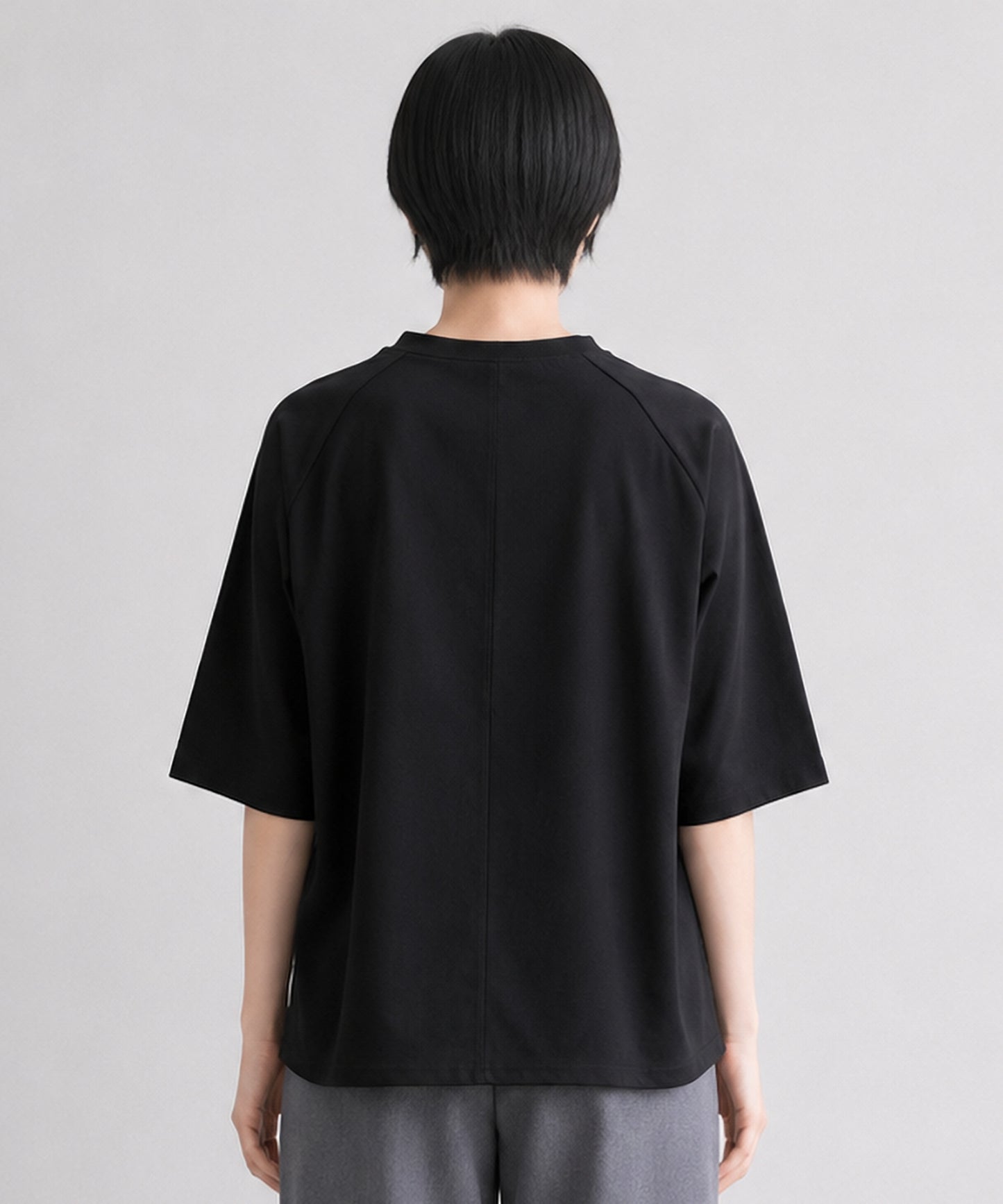 【FONT LAB】メタリックロゴオーバーTシャツ