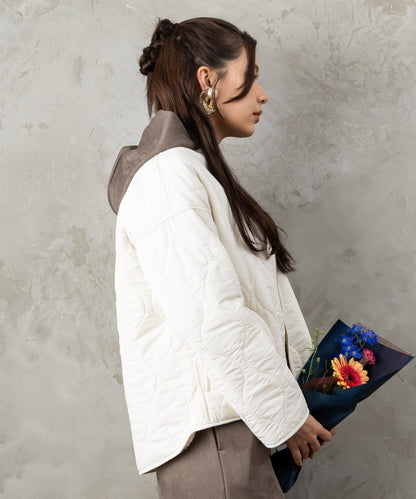 【FONT LAB】オニオンキルティングリバーシブルブルゾン