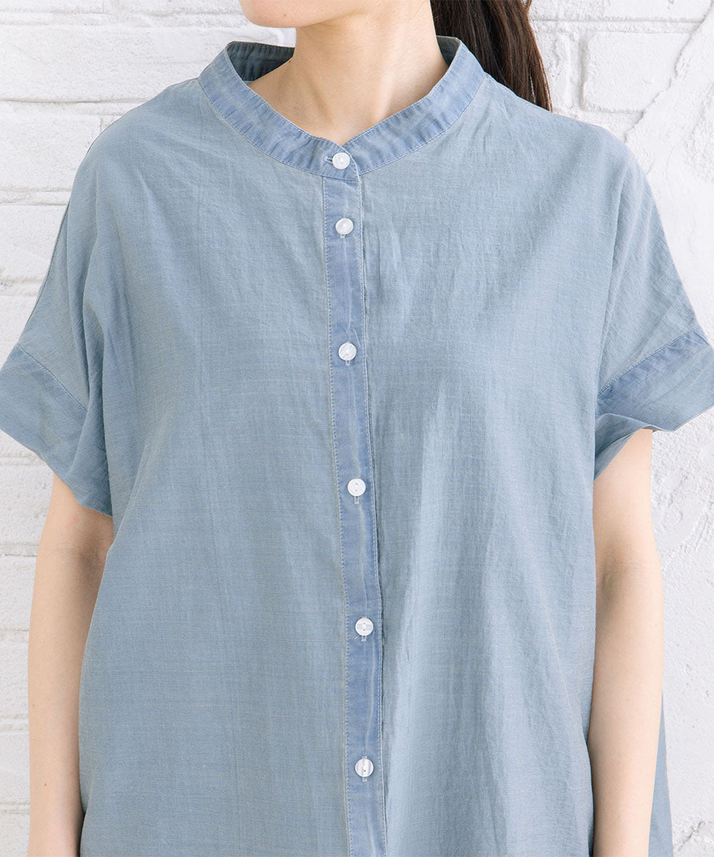 30-9679　FONTLAB スーパーライトデニムチュニック