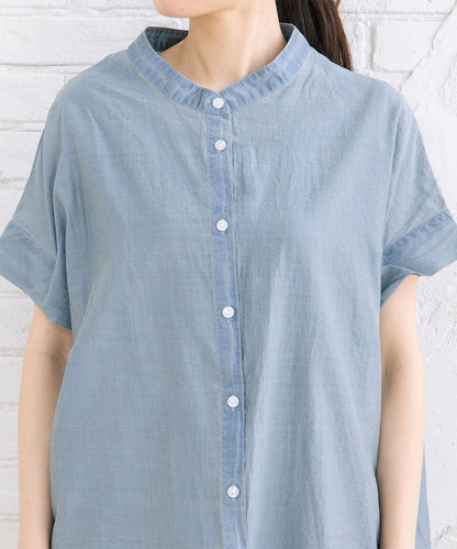 30-9679　FONTLAB スーパーライトデニムチュニック