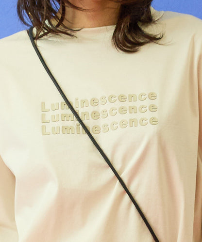 【FONT LAB】コットンスムース3DロゴロンT