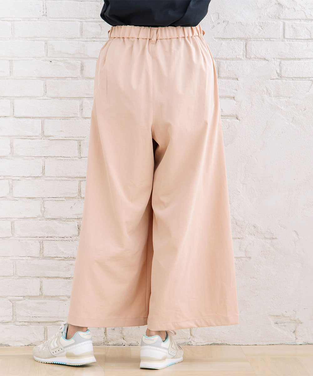 【sabstreet bis】【web限定】 ストレッチゆるタックワイドパンツ