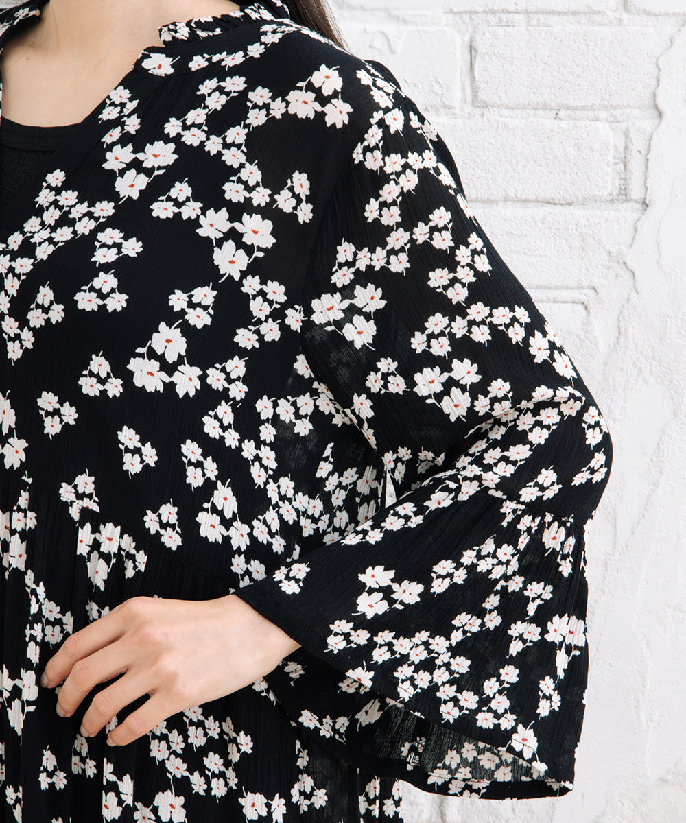 KAFFE リトルフラワープリントワンピース