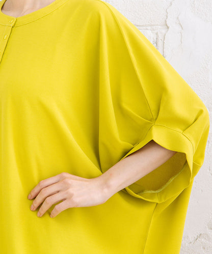 21号(6L～) スムースジョーゼットバンドカラーブラウス