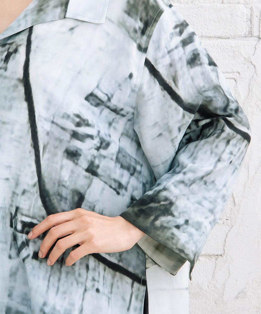 21号(6L～) K COLLECTION フォトグラフプリントワンピース