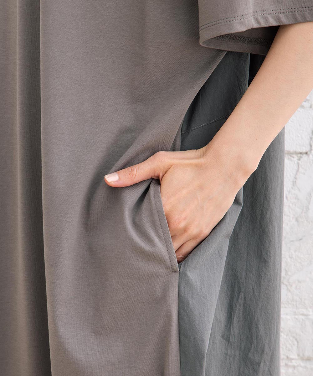 LIYOCA [30th]布帛ドッキングワンピース