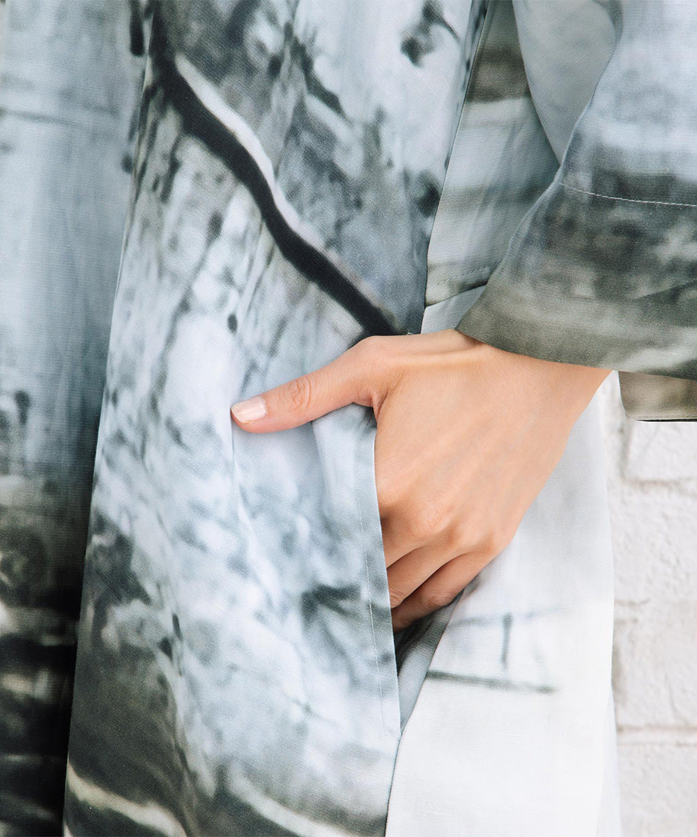 21号(6L～) K COLLECTION フォトグラフプリントワンピース