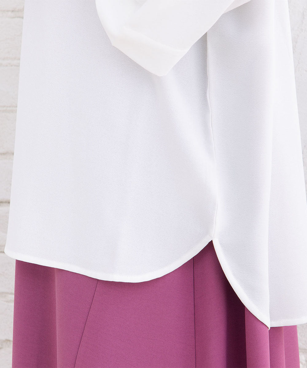 23-5475　【COOL・UV・防シワ】スムースジョーゼットフーディブルゾン【先行予約】