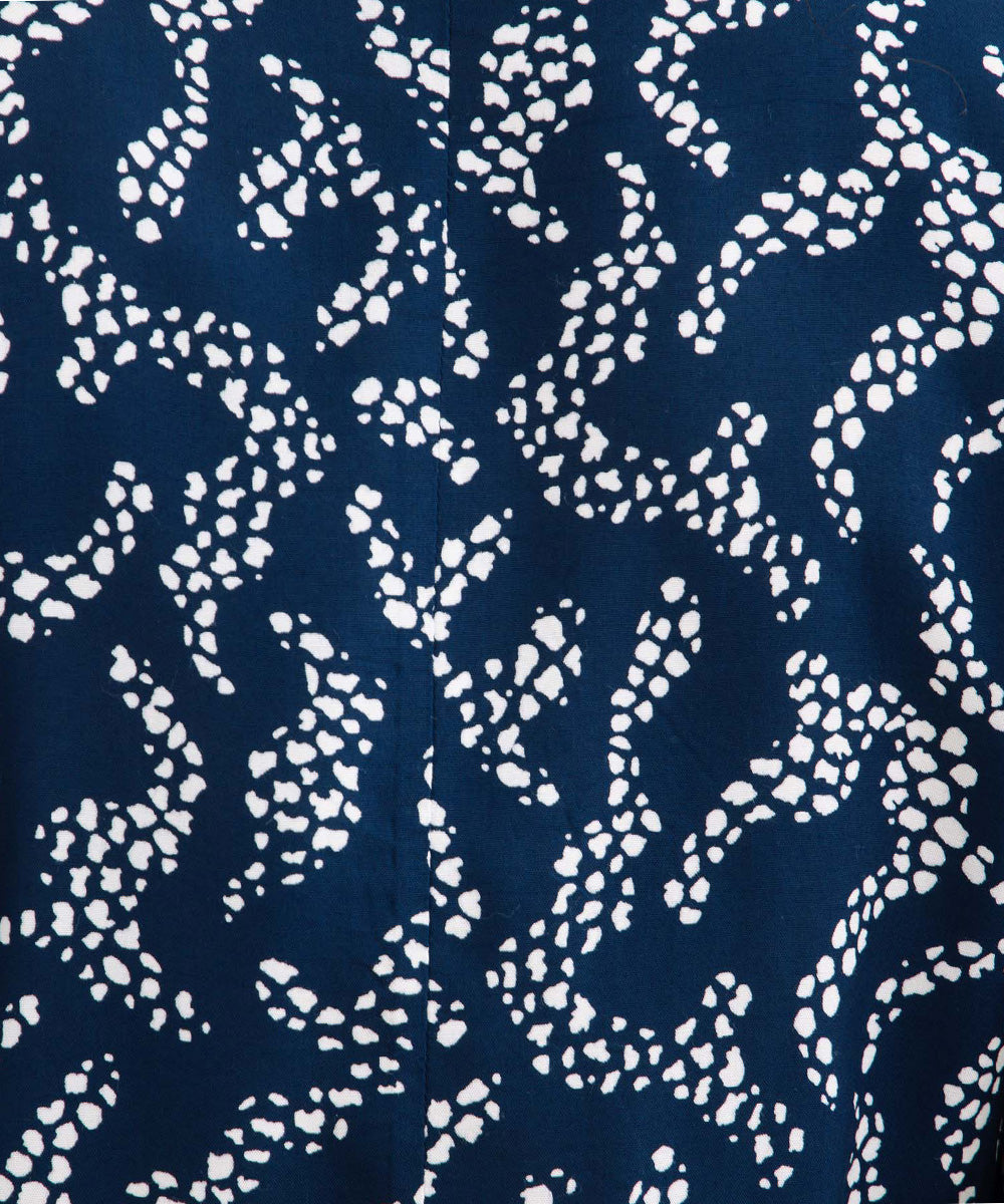 KAFFE レースプリントワンピース