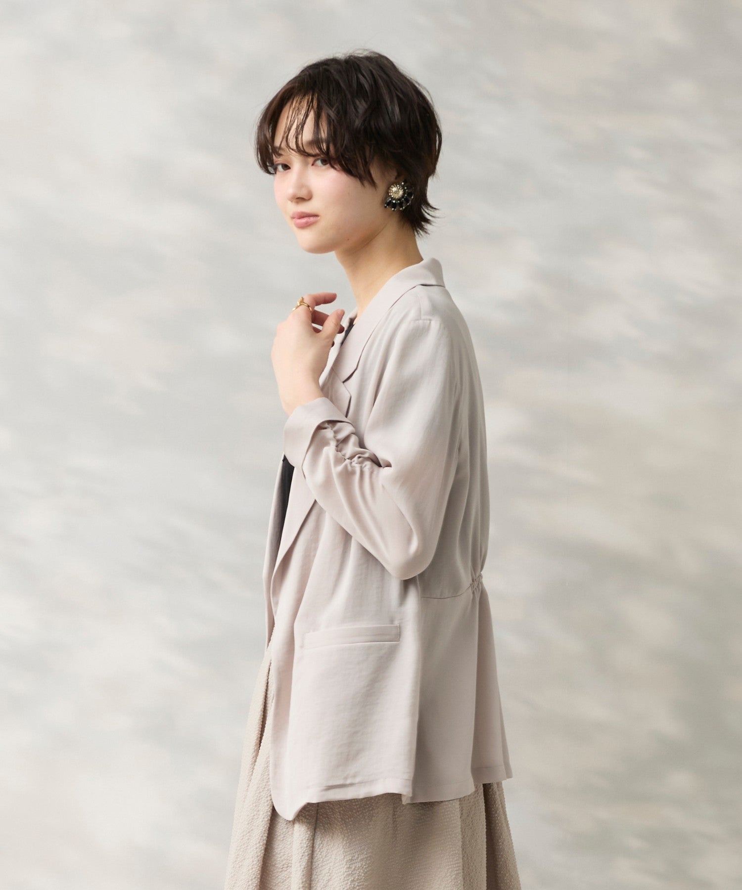 【100枚限定再入荷】【JETSET SOLO PLUS】NANOtex®トッパージャケット