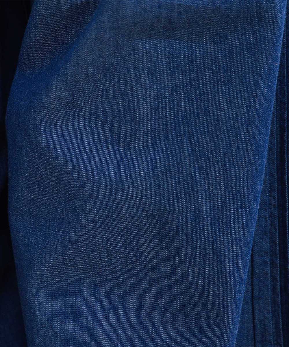 INDESIGN ピンタックラインデニムパンツ