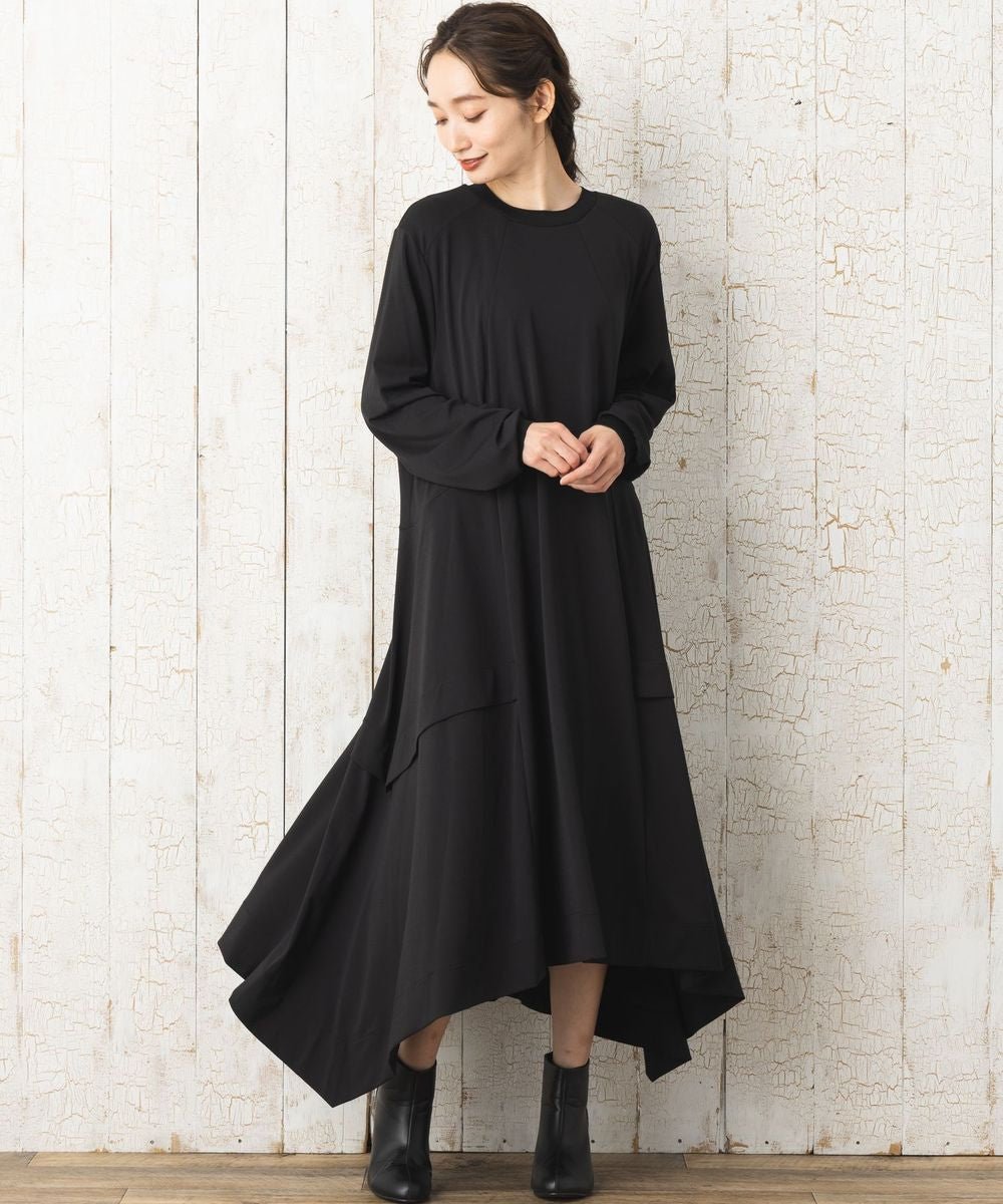 【限定販売】【大きいサイズ】 21号(6L～) MAT FASHION アシメヘムリブワンピース - マインドウインド公式オンラインストア