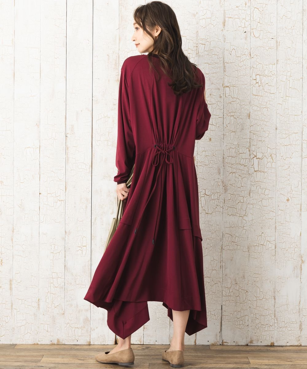 【限定販売】【大きいサイズ】 21号(6L～) MAT FASHION アシメヘムリブワンピース - マインドウインド公式オンラインストア