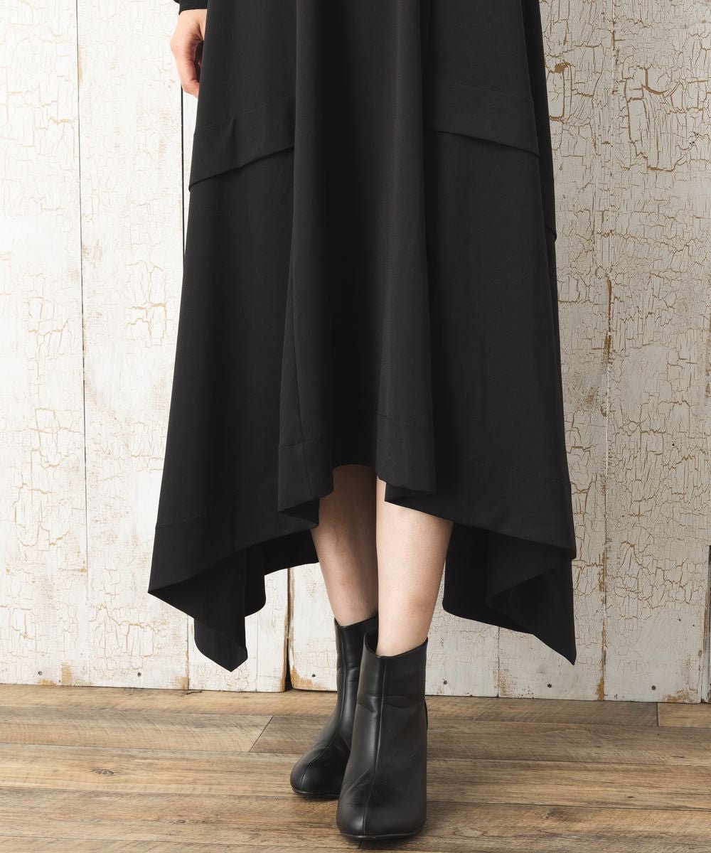 【限定販売】【大きいサイズ】 21号(6L～) MAT FASHION アシメヘムリブワンピース - マインドウインド公式オンラインストア